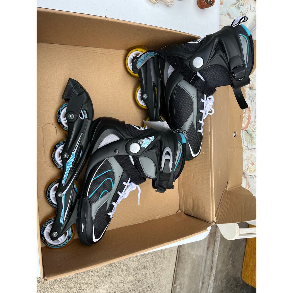 Women’s 9 - Rollerblades - Bladerunner Pro 80 - Black with Blue - Picture 2 of 6